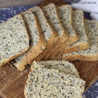 Pão salgado sem trigo diversos sabores Low Carb