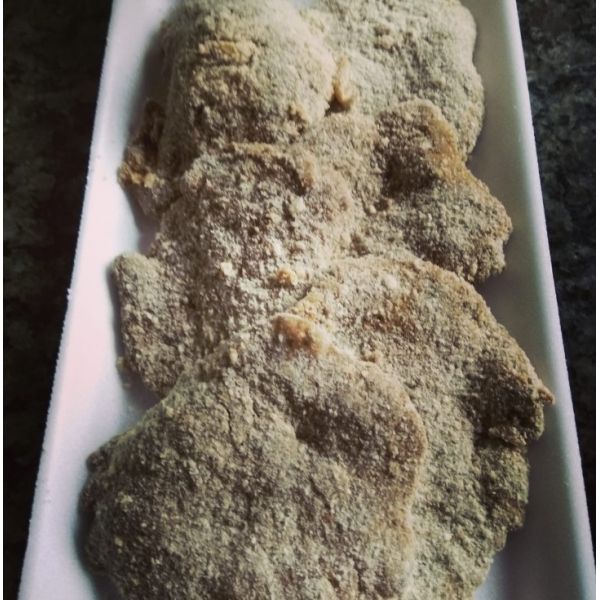 Bifes de seitan à milanesa