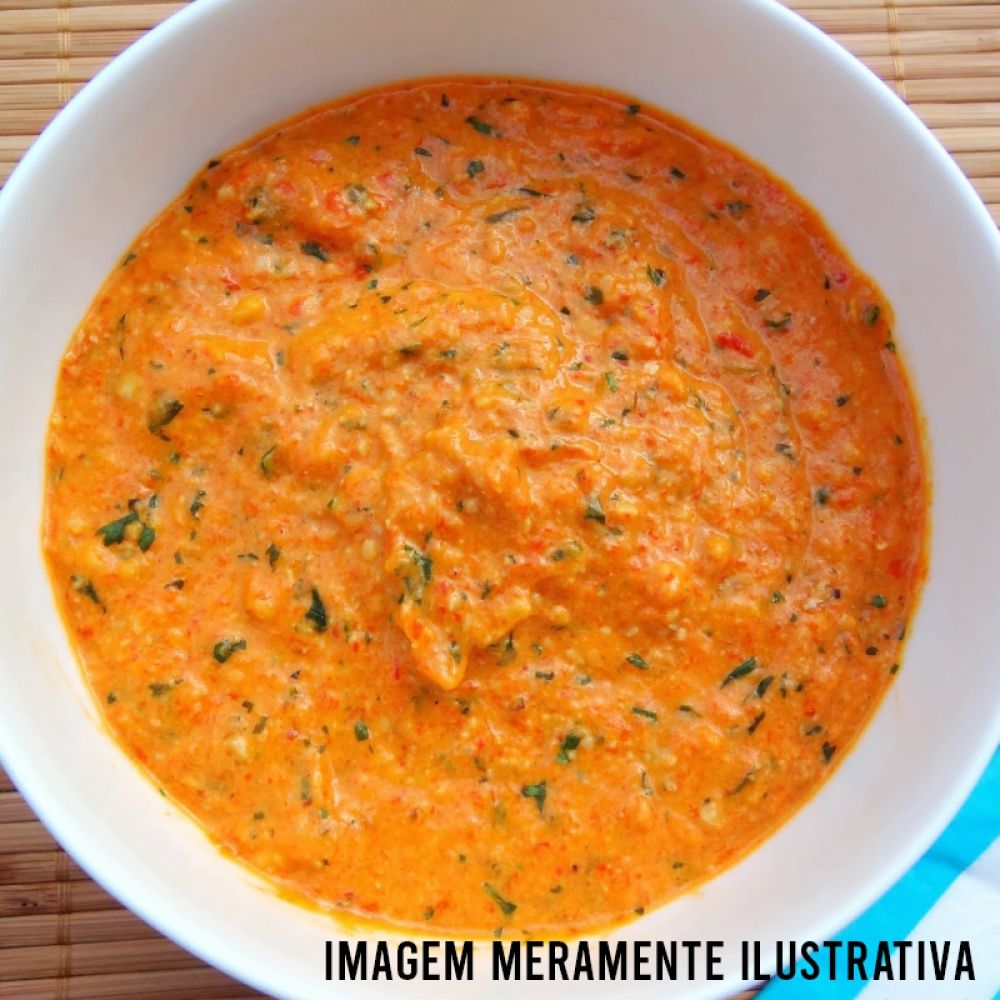 Molho pêsto com pimentão vermelho