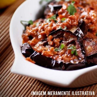 Conserva agridoce de berinjela